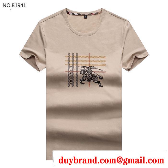 BURBERRY Tシャツ/ティーシャツ 3色可選 【2019年】夏のファッション 涼しげに演出 バーバリー