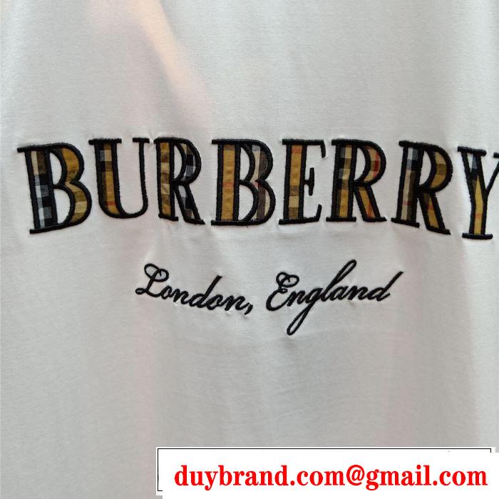 2019春夏のトレンド新商品 今年もトレンド バーバリー BURBERRY Tシャツ/ティーシャツ 2色可選