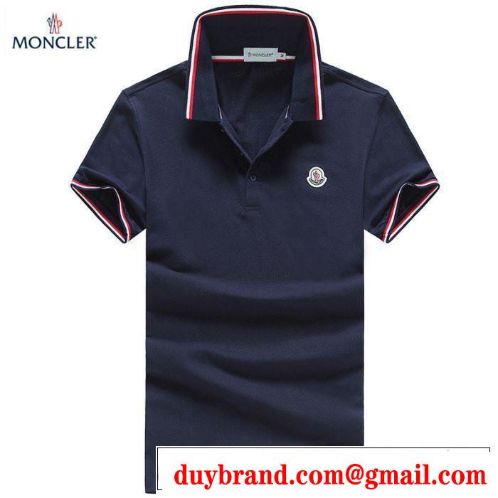 MONCLER Tシャツ/ティーシャツ 4色可選 《2019年》今、注目のストリート カジュアルさ モンクレール