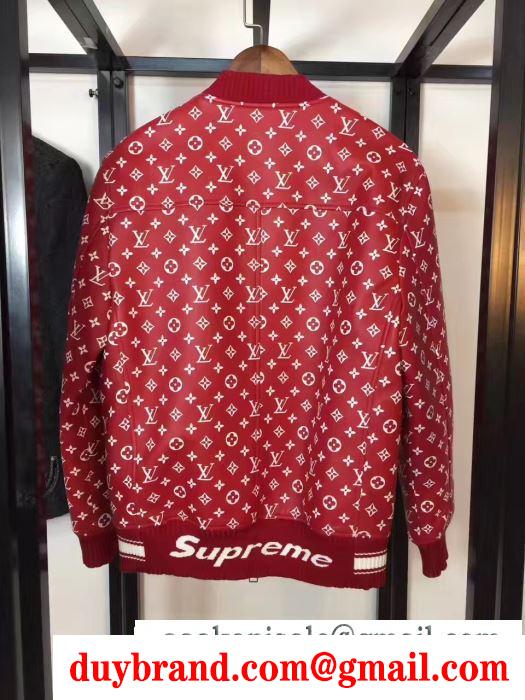 ファッションシュプリームルイヴィトンコラボモノグラムボンバージャケットSupreme x louis vuittonスタジャン