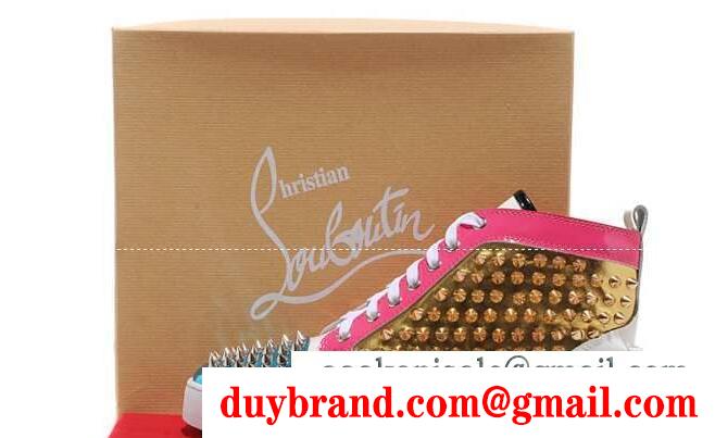 メンズ クリスチャンルブタン 靴 バイマ ハイカット スニーカー スタッズ マルチmàu sắc christian louboutin お得人気セールのカジュアルシューズ