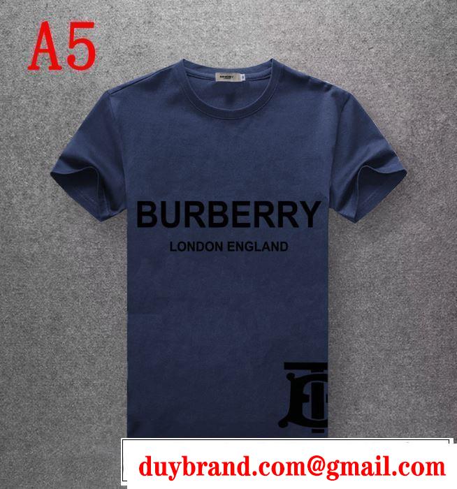 バーバリー 夏キレ味をプラス BURBERRY 多色可選 2019春夏の大注目トレンド Tシャツ/半袖