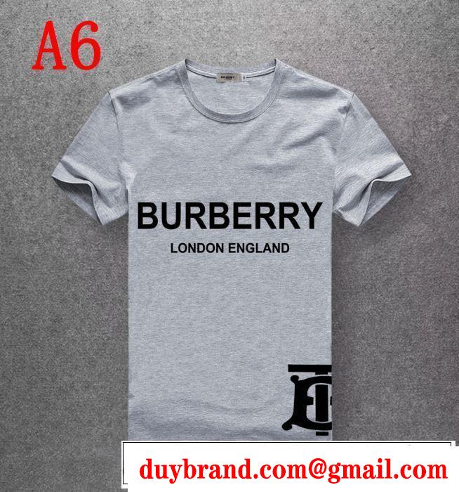 バーバリー 夏キレ味をプラス BURBERRY 多色可選 2019春夏の大注目トレンド Tシャツ/半袖