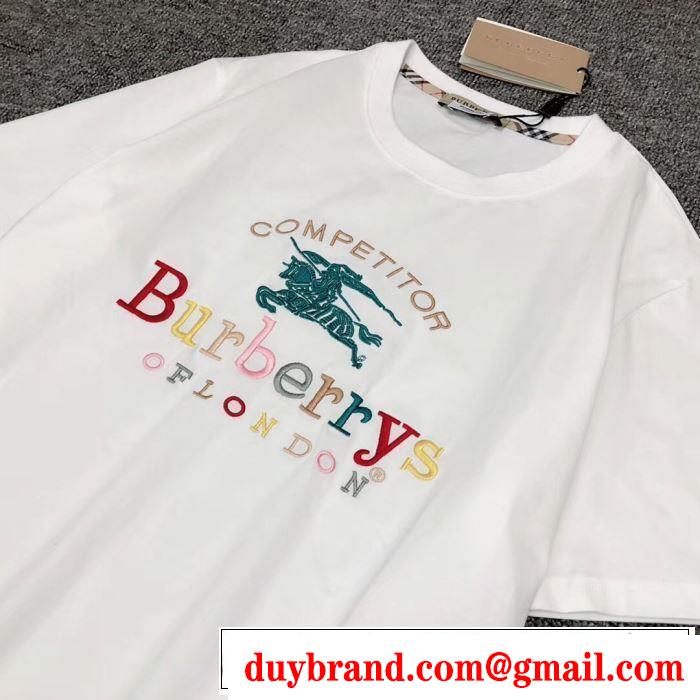 最もクラシックなタイプ バーバリー BURBERRY 2色可選 2019春夏の大注目トレンド Tシャツ/半袖