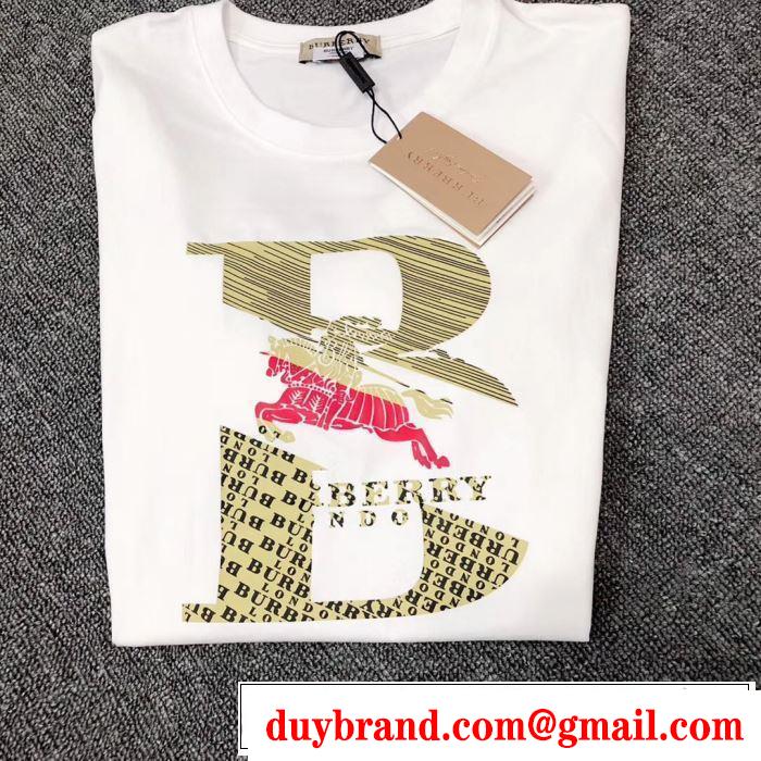 抜け感のあるキレイめ バーバリーBURBERRY 2色可選  Tシャツ/半袖【2019春夏】最新コレクション