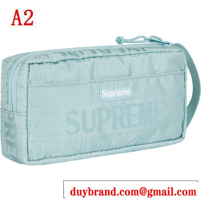 2019春夏は人気定番 SUPREME Organizer Pouch 活躍のバッグ 4色可選 今流行のストリート上品