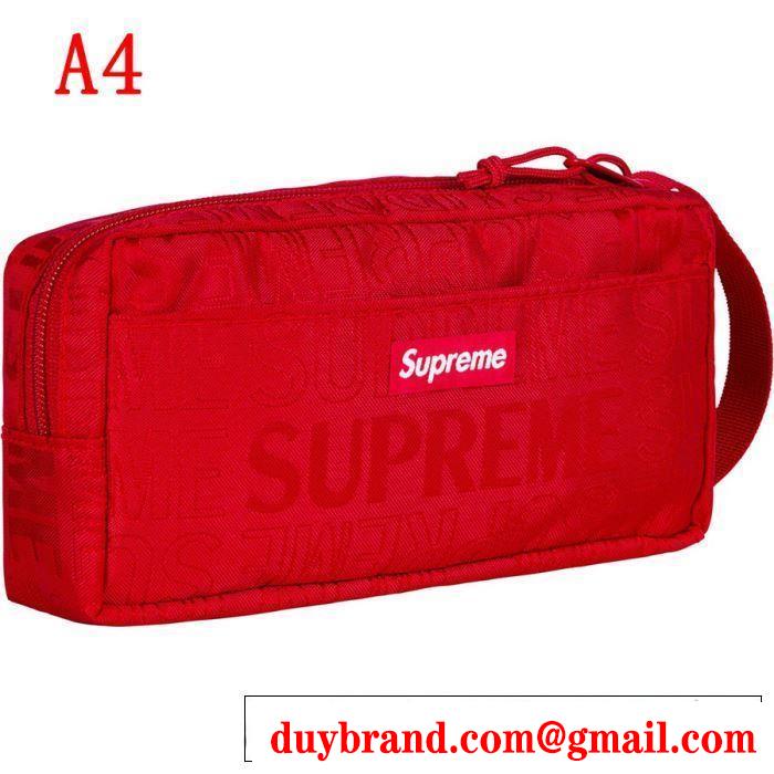 2019春夏は人気定番 SUPREME Organizer Pouch 活躍のバッグ 4色可選 今流行のストリート上品