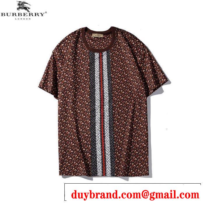 きちんと感が抜群 バーバリー BURBERRY 2019年の夏のマスト Tシャツ/ティーシャツ クールな印象を引き立て