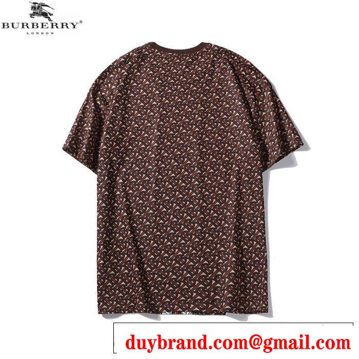 きちんと感が抜群 バーバリー BURBERRY 2019年の夏のマスト Tシャツ/ティーシャツ クールな印象を引き立て