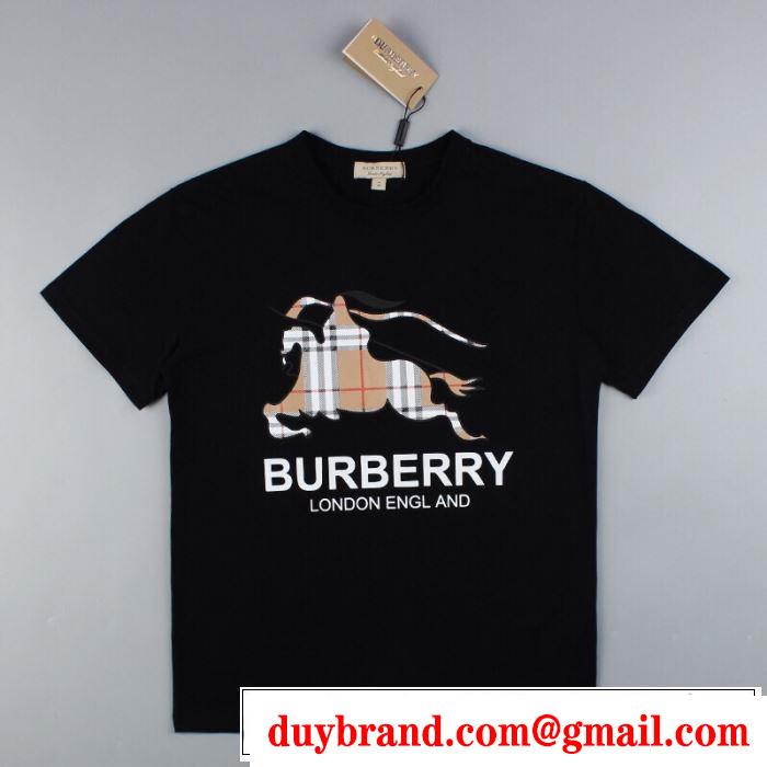 Tシャツ/ティーシャツ 春夏の流行り2019新品 バーバリー BURBERRY  特に注目したい2色可選 季節感をプラス人気商品