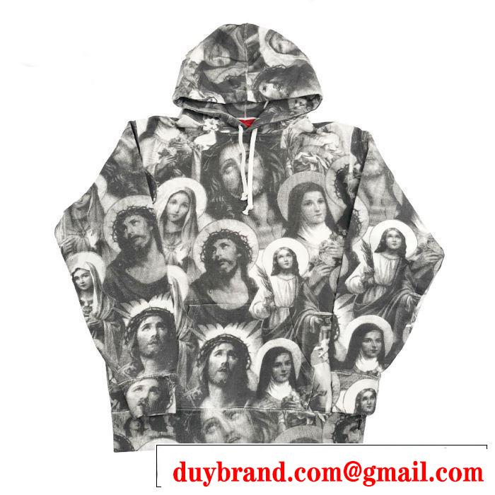 Jesus and Mary Hooded シュプリーム寒い季節トレンド上品  SUPREME  パーカー  2019-2020秋冬のファッション