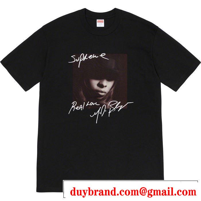 素敵続くトレンド 4色可選  Tシャツ/半袖 Supreme 19FW Mary.J Blige Tee  活躍するトレンドアイテム