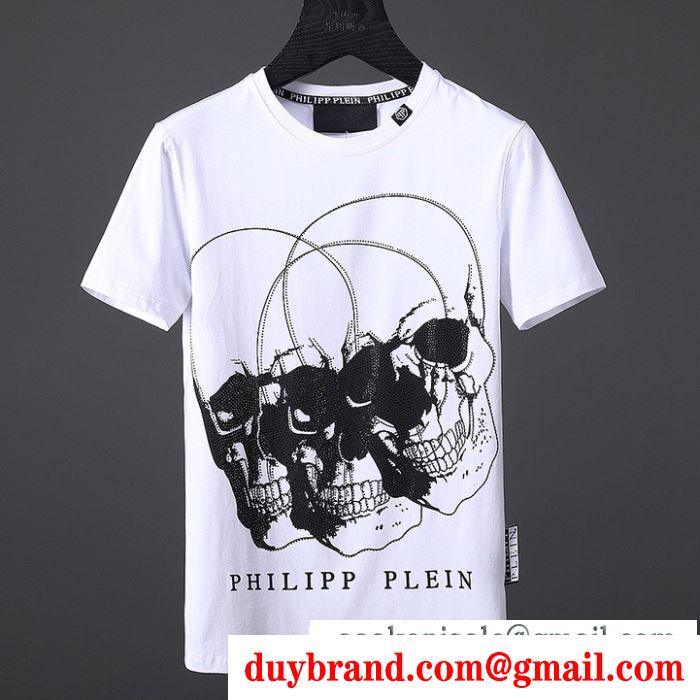 軽量で着心地も良いのPHILIPP pleinフィリッププレイン偽物のメンズクルーネック半袖tシャツ通販品