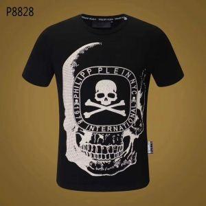 Lựa chọn 2 -Molored đề xuất xu hướng mới thời trang Philipp plein tay áo ngắn T -shirt _ Philipprine Philipp plein_ Thương hiệu giá rẻ 