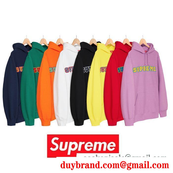 期間限定特別価格 supreme 18ss cord collegiate logo hooded sweatshirt パーカー 多色可選 今年注目！