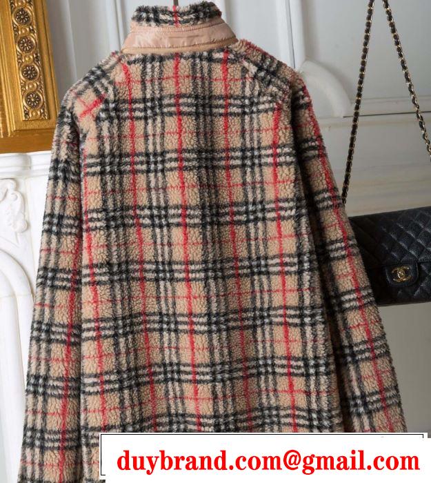 バーバリー 大胆なチェックの人気トレンド BURBERRY 秋服コーデ2019年版 ハーフコート 秋にはやる最新作を先取り