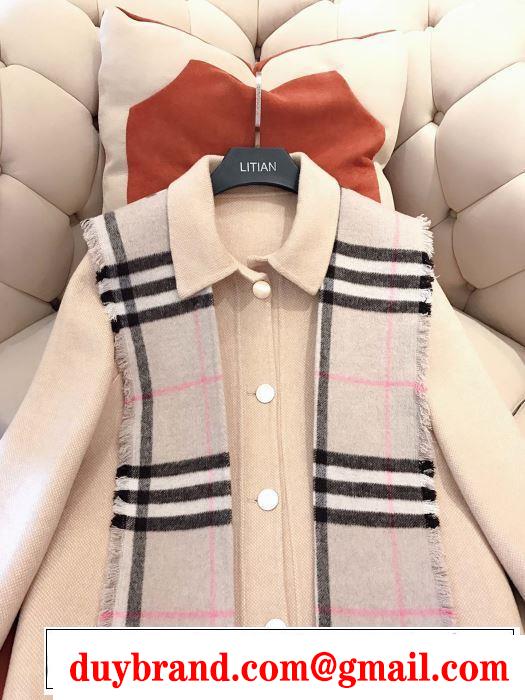 3色可選 とにかく完璧ブランド新作 バーバリー秋服コーデ2019年版  BURBERRY トッパーコート 大胆なチェックの人気トレンド