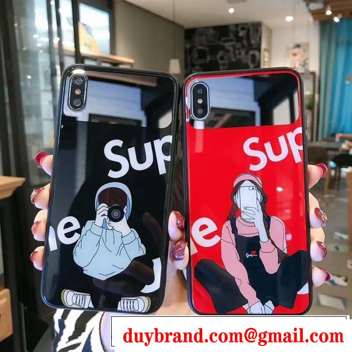 シュプリーム 2色可選 重要2019秋冬トレンド  SUPREME 秋冬ファッションコーディネート スマートフォンケース 最新トレンドコーデおすすめ