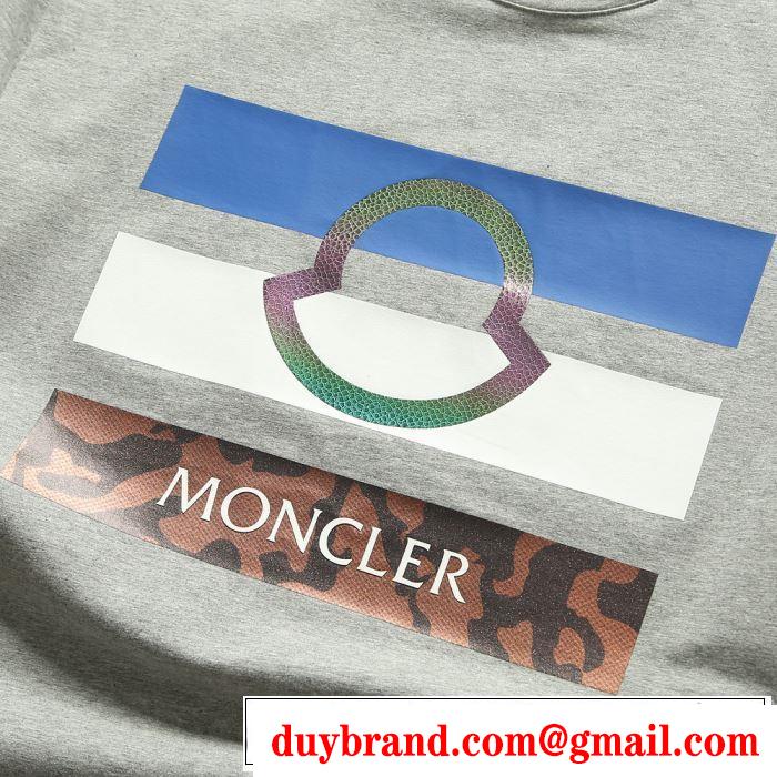 幅広いアイテムを展開 多色可選 半袖Tシャツ 非常にシンプルなデザインな モンクレール MONCLER