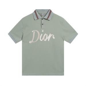 Áo thun polo Dior màu xanh non...